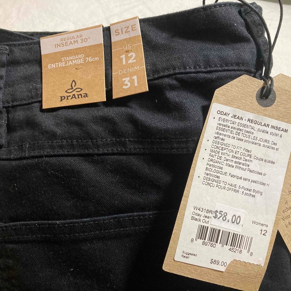 Women's Prana pants size 12 Brand New with Tags